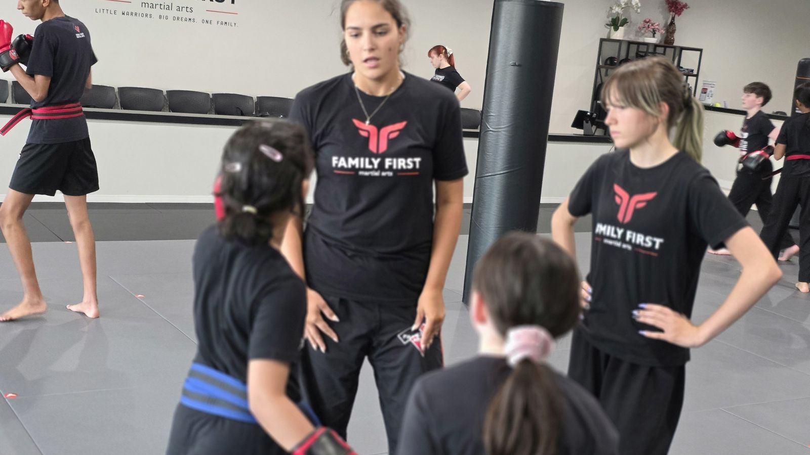 Coach leading a Guardian Kids class