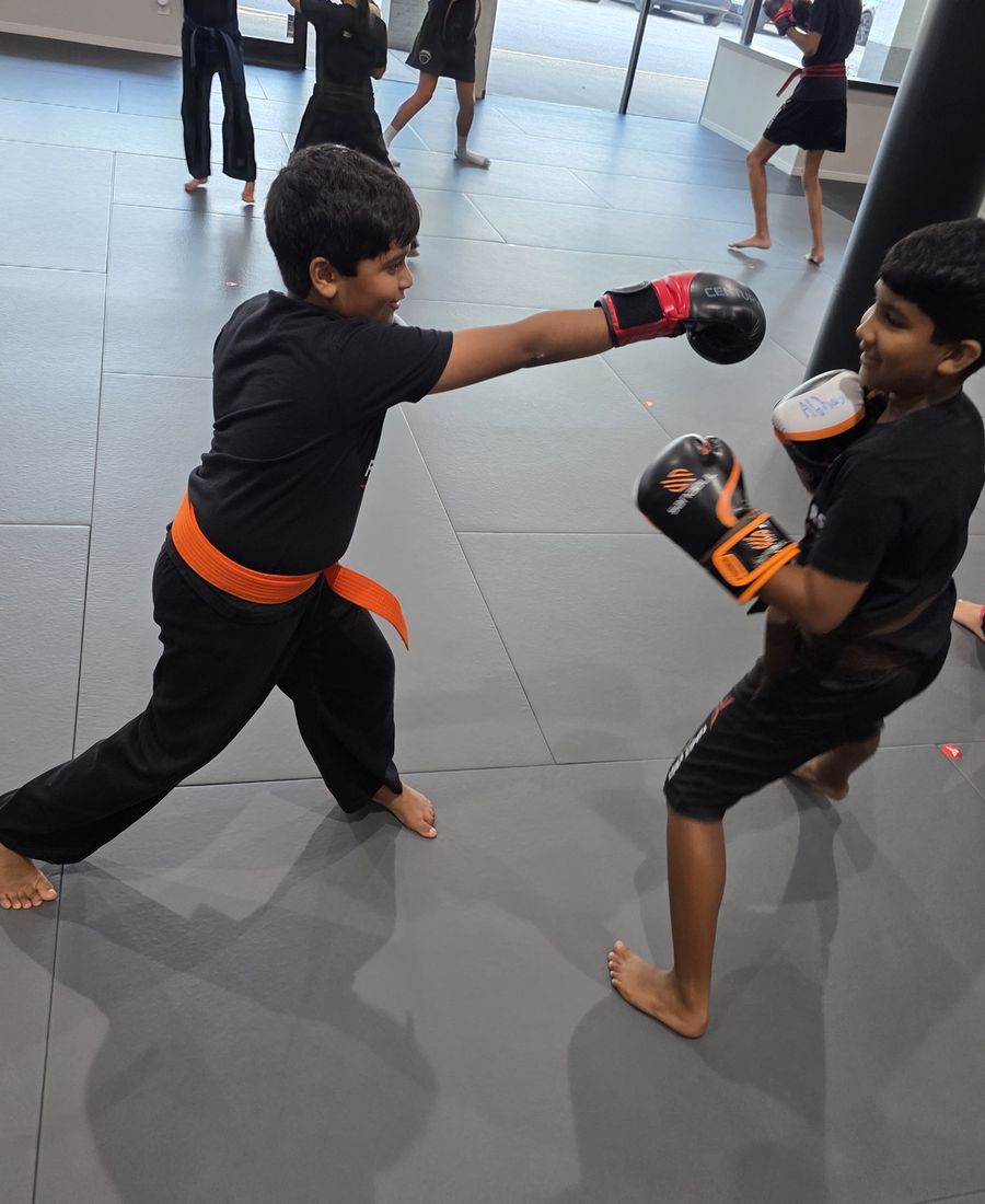 Guardian Kids boxing drill