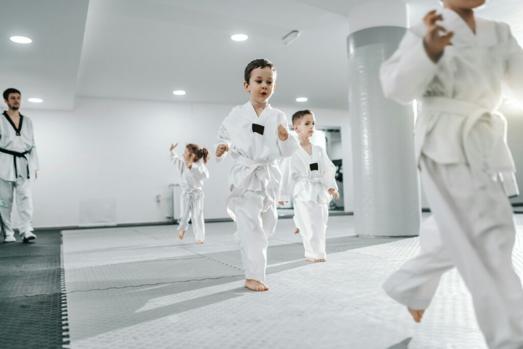 kids' martial arts class