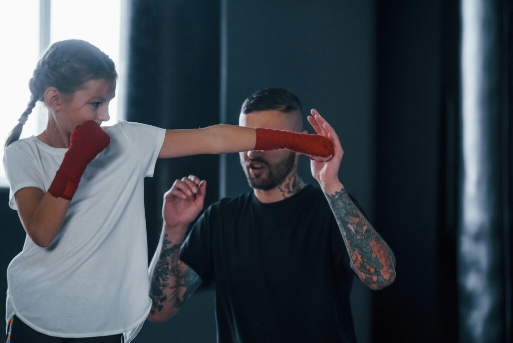Self-defense class for kids